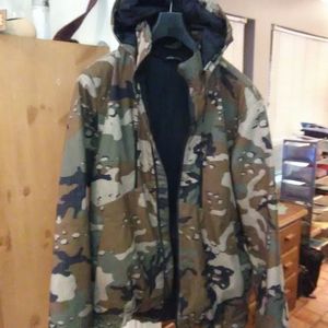 North face Camo Jacket